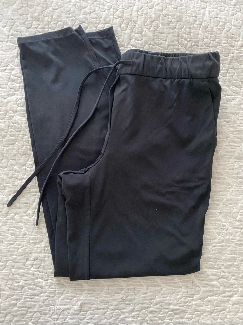 RW&CO. Black Drawstring Track Joggers